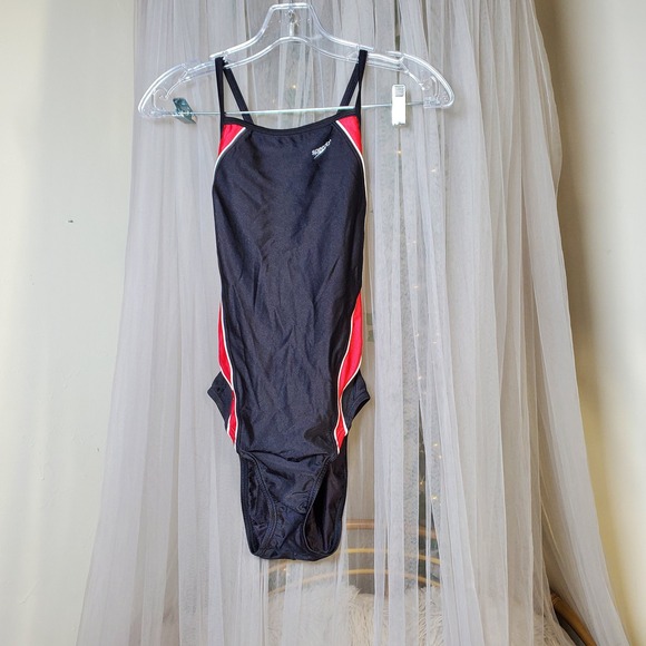 Speedo Other - Vintage Speedo Flyback One Piece Swimsuit Sport Competition Size 6/32 Vacation